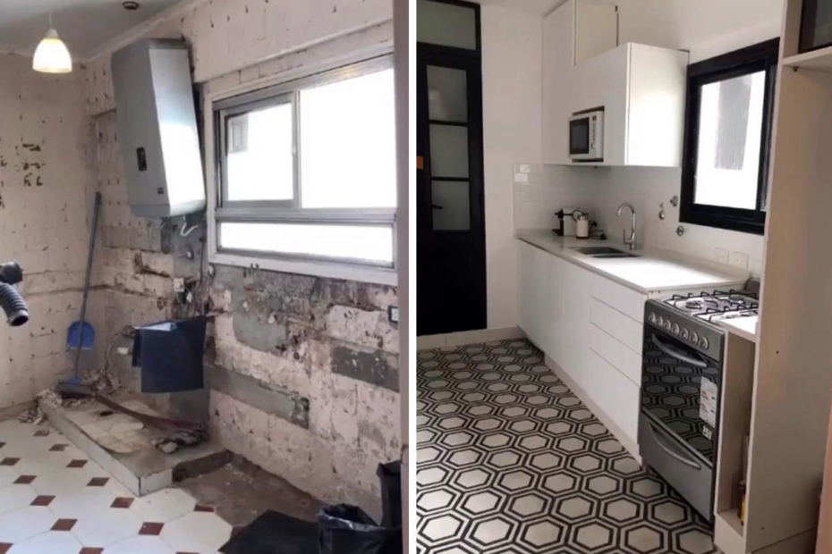 make-up renovación antes y después